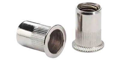 Rivet Nuts Knurled Body Countersunk Head Inox
