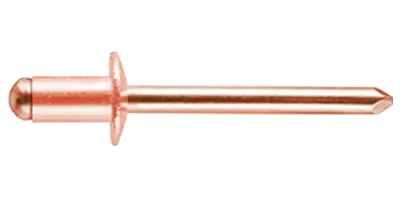 Standard Rivet Copper Copper Bombe Natural